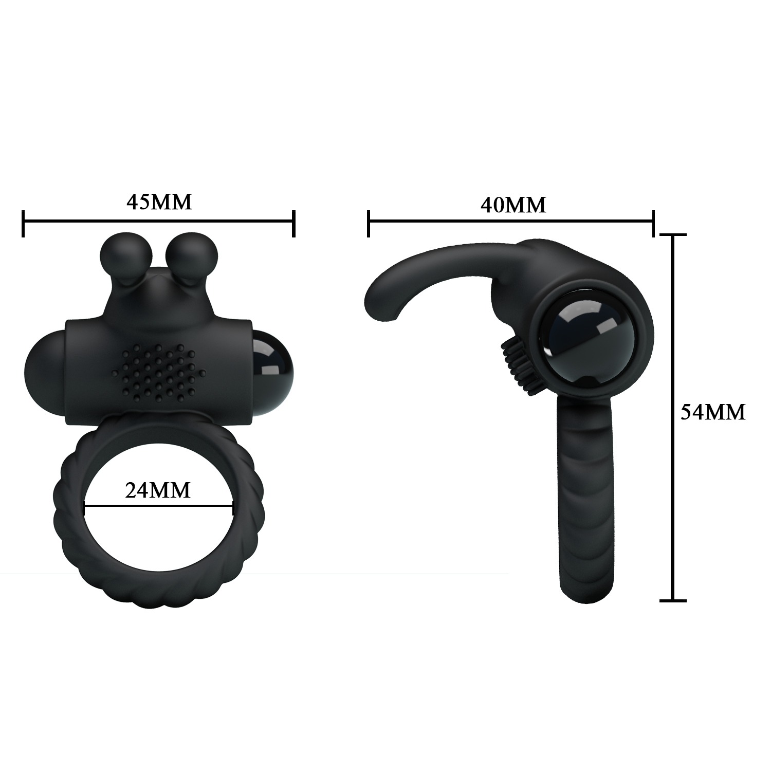 Anillo Vibrador con Estimulador Clitoriano - Imagen 8