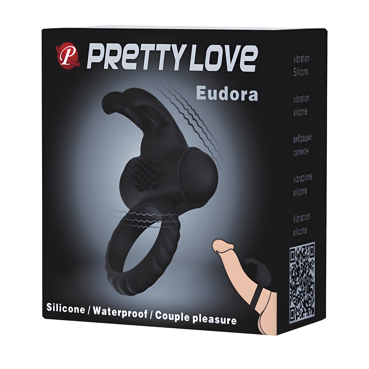 anillo vibrador peneano. marca pretty love