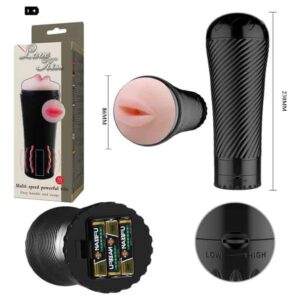 Masturbador boca con vibracion regulable. LYBAILE