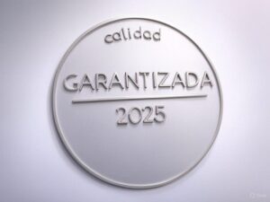 imagen de calidad garantizada. sello de calidad