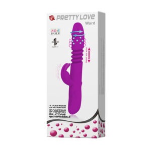 Pretty Love BI-014399 - Vibrador Rabbit con Función de Empuje