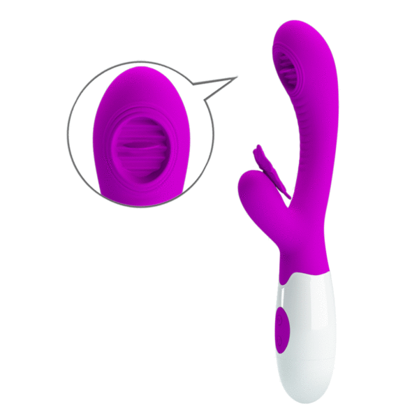 Vibrador Rabbit Pretty Love con Estimulación Tipo Lengua - Imagen 6