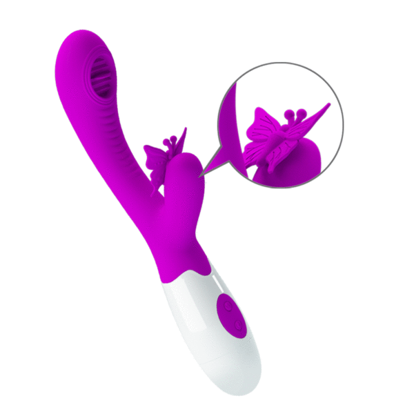 Vibrador Rabbit Pretty Love con Estimulación Tipo Lengua - Imagen 7