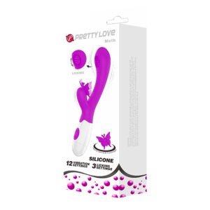 Vibrador Rabbit Pretty Love con Estimulación Tipo Lengua