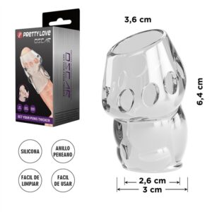 Funda Abierta para Pene en TPR de alta calidad, flexible y cómoda. Ajuste perfecto para mayor estimulación y placer intenso en pareja. Ideal para juegos íntimos.