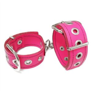 Esposas Premium Cuero Rosa