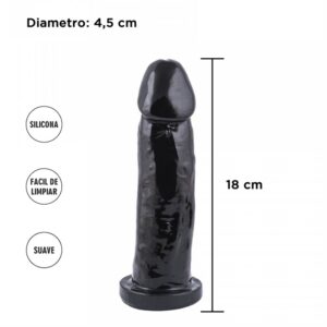 imagen de dildo Suavidad jelly con versatilidad para arnés.